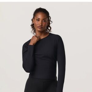 Vuori Ribbed long sleeve Pose crew